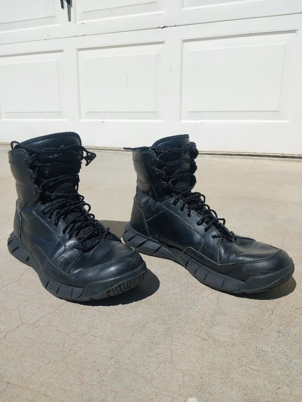 Oakley SI Light Assault 6-Inch Tactical Boots Black Leather US Size 10